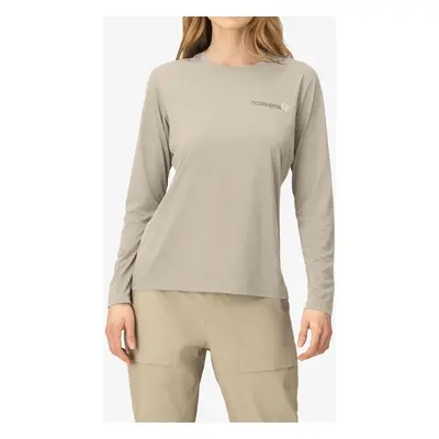 Dámské tričko s dlouhým rukávem Norrona Femund Tech Long Sleeve - oatmeal