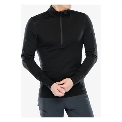 Funkční mikina Icebreaker Oasis L/S Half Zip - black