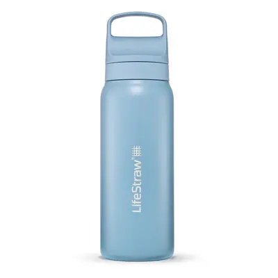 Láhev s filtrem Lifestraw Go 2.0 Stainless Steel Water Filter oz (710 ml) - icelandic blue