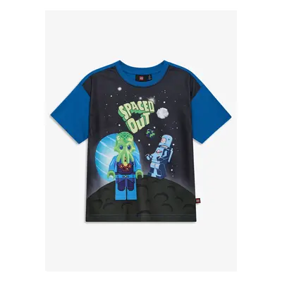 Dětské tričko LEGO Lwtaffy T-Shirt S/S - blue