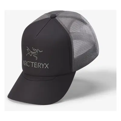 Kšiltovka Arcteryx Bird Word Trucker Curved Hat - black/graphite