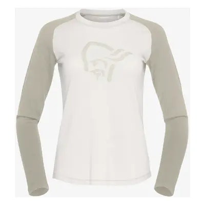 Dámská funkční mikina Norrona Femund Pureull Long Sleeve - whisper white