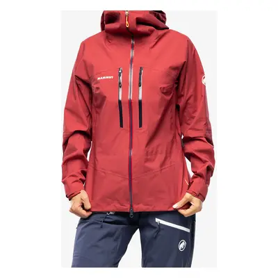 Dámská nepromokavá bunda s membránou Mammut Taiss HS Hooded Jacket - blood red