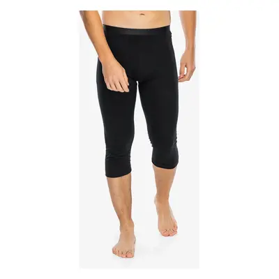 Termolegíny Odlo Merino BL Bottom 3/4 - black