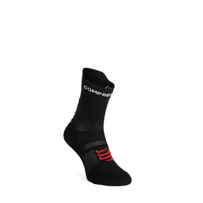 Běžecké ponožky Compressport Pro Racing Socks v4.0 Run High - black/white