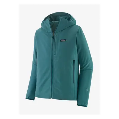 Softshellová bunda Patagonia R1 TechFace Hoody - wetland blue