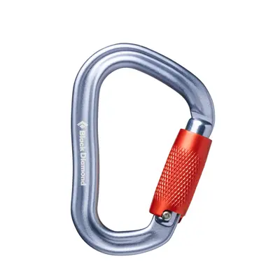 Horolezecká karabina Black Diamond Vaporlock Twistlock Carabiner - gray