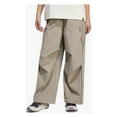 Turistické kalhoty dámské adidas TERREX National Geographic AEROREADY Woven Joggers - putty beig