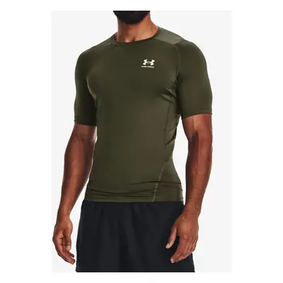 Tričko Under Armour HG Armour Comp S/S - marine od green/white