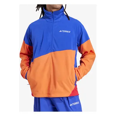 Fleecová bunda adidas TERREX Multi Climawarm Fleece Anorak - selubl/seimor/purrub