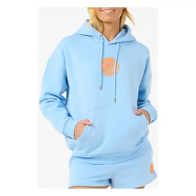 Dámská mikina s kapucí Rip Curl Icons Of Surf Heritage Hood - mid blue/orange