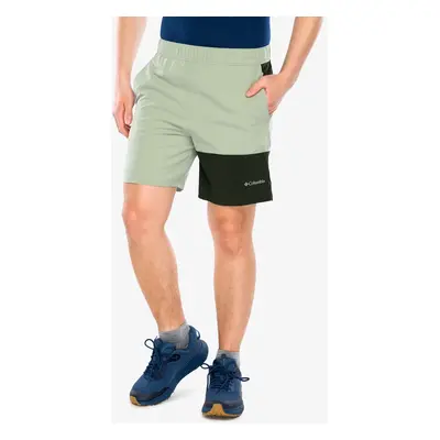 Outdoorové kraťasy Columbia Hike Color Block Short - safari/greenscape