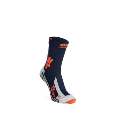 Trekové ponožky X-Socks Trek Outdoor - midnight blue/kurkuma orange