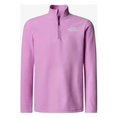 Dívčí mikina The North Face Glacier 1/4 Zip Pullover​ - dragonfruit