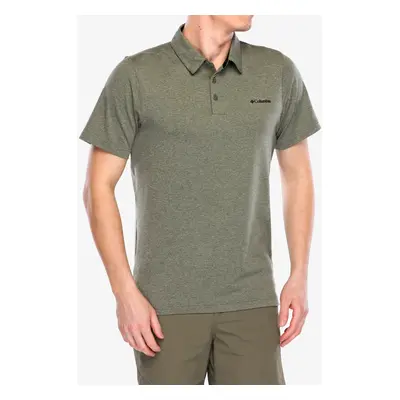 Polokošile Columbia Tech Trail Polo - stone green heather