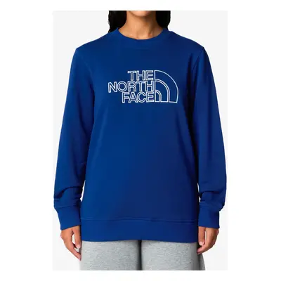 Dámská mikina bez kapuce The North Face Drew Peak Light Crew - estate blue/white dune