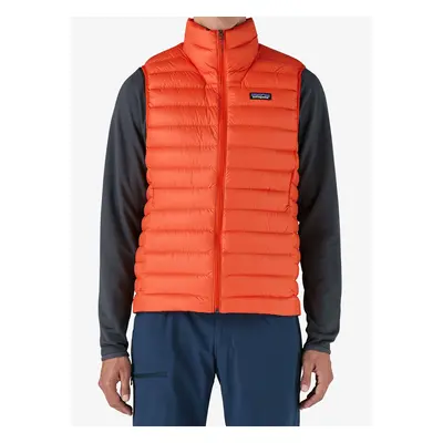 Péřová vesta Patagonia Down Sweater Vest - pollinator orange