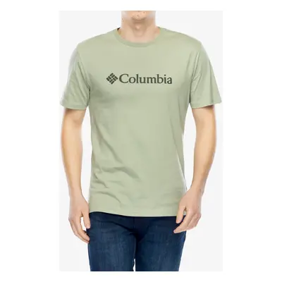 Bavlněné tričko Columbia CSC Basic Logo S/S Shirt - safari/csc branded