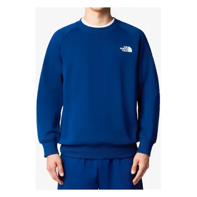 Mikina bez kapuce The North Face Raglan Redbox Crew - estate blue/tnf white