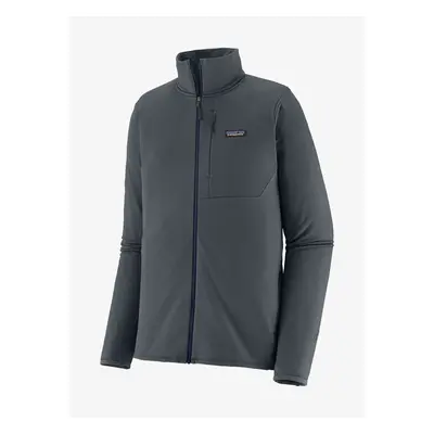 Mikina bez kapuce Patagonia R1 Thermal Jacket - smolder blue