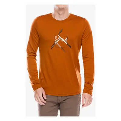 Longsleeve Ortovox Merino Mtn Cutout LS - bristle brown