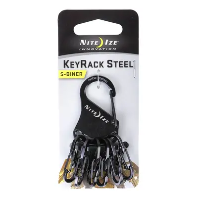 Klíčenka Nite Ize S-Biner KeyRack Steel - black