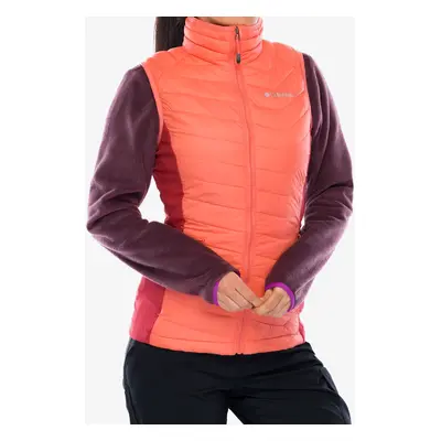 Vesta dámská Columbia Powder Pass II Hybrid Vest - alpenglow/daredevil