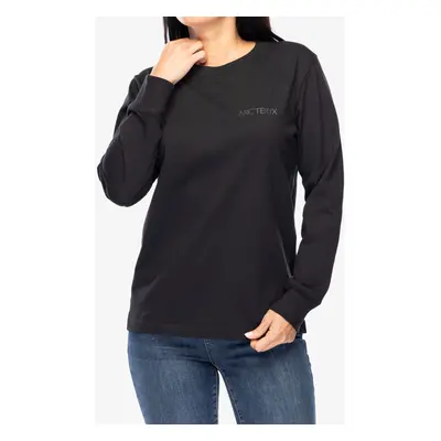 Dámská mikina Arcteryx Kragg Cotton Bird Crew LS - black/black