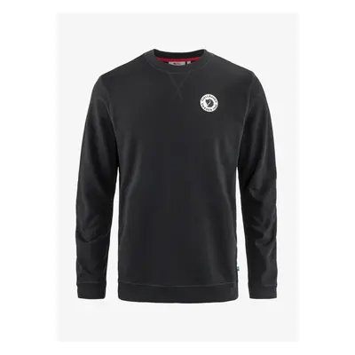 Mikina Fjallraven Logo Badge Sweater - black