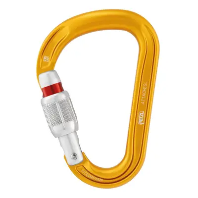 Karabina Petzl Attache Screw-Lock - yellow