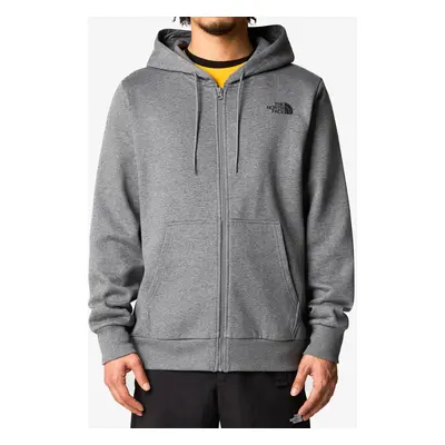 Rozepínací mikina The North Face Simple Dome Full Zip Hoodie - tnf medium grey heather