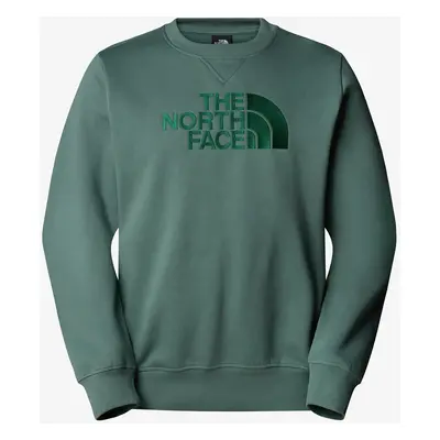 Mikina bez kapuce The North Face Drew Peak Crew - duck green/deep nori