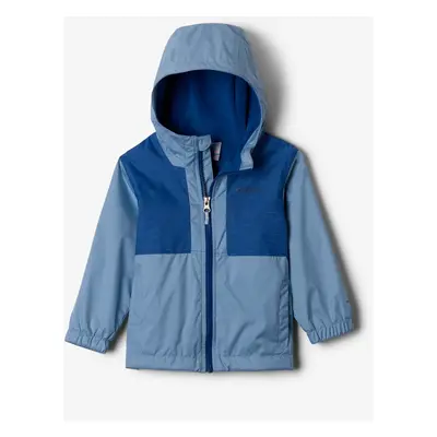 Dětská bunda Columbia Rainy Trails II Fleece Lined Jacket - ripple blue/mountain blue