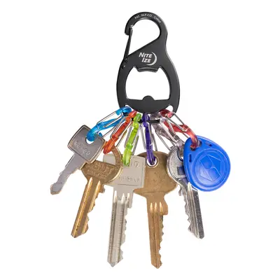 Karabina Nite Ize KeyRack+ S-Biner - black