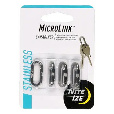 Karabiny Nite Ize MicroLink Carabiner 4Pack - steel