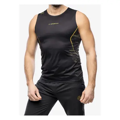 Běžecké triko La Sportiva Pacer Tank - black/yellow