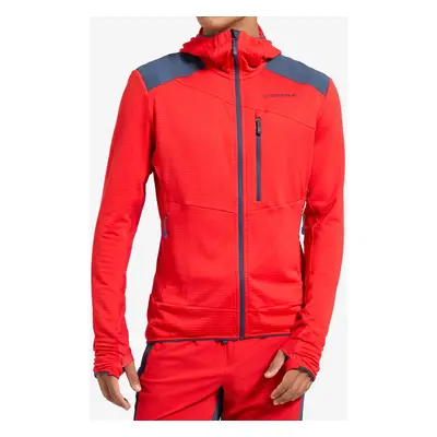 Mikina s kapucí La Sportiva Aequilibrium Thermal Hoody - mountain red