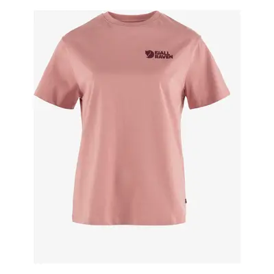 Bavlněné tričko dámské Fjallraven Heavy Classic T-shirt - dusty rose