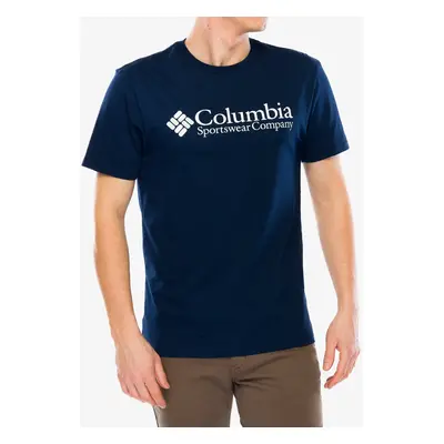 Bavlněné tričko Columbia CSC Basic Logo S/S Shirt - collegiate navy/csc retro logo