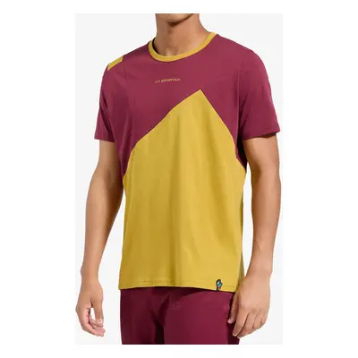 Bavlněné tričko La Sportiva Dude T-Shirt - savana/redwood