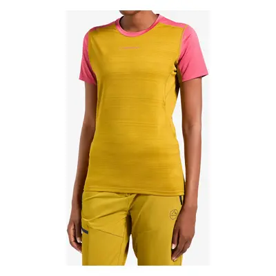 Dámské rychleschnoucí triko La Sportiva Sunfire T-Shirt - savana/rosebay