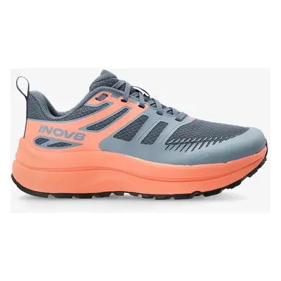 Dámské trailové boty Inov-8 TrailFly Max Wide - blue grey/coral/grey