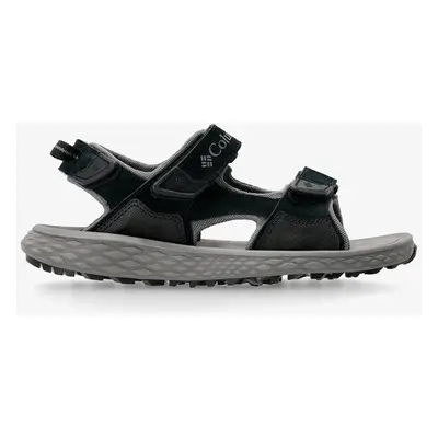 Turistické sandály Columbia Konos Hiker 3-Strap - black/city grey