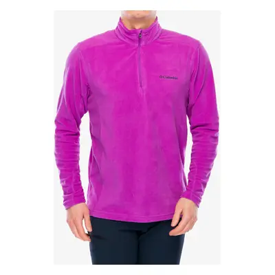 Fleece mikina Columbia Klamath Range II Half Zip - razzle