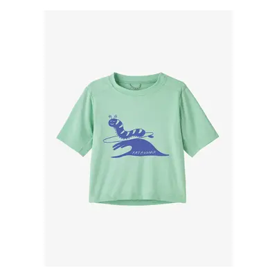 Tričko pro děti Patagonia Cap SW T-Shirt - caterpillar chill/rinsed green