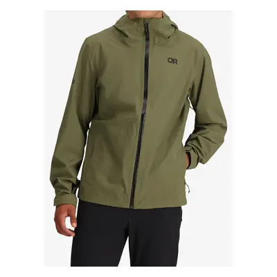 Bunda s membránou Outdoor Research Stratoburst Stretch Rain Jacket - ranger green