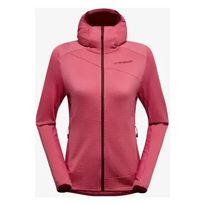 Dámská mikina s kapucí La Sportiva Aequilibrium Thermal Hoody - rosebay/redwood