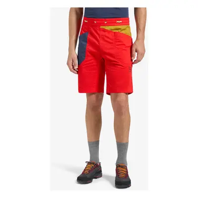 Lezecké kraťasy La Sportiva Bolt Shorts - mountain red/savana