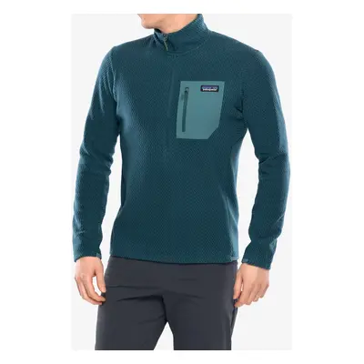 Mikina bez kapuce Patagonia R1 Air Zip Neck - tidal teal