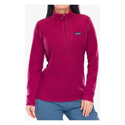 Dámská mikina Patagonia R1 Air Zip Neck - marion red